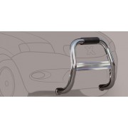 Big bar 76 mm inox Usage Hors Route Nissan Patrol GR Y61 1998-2004