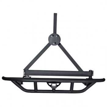 PARE CHOC AVEC SUPPORT DE ROUE DE SECOURS JEEP WRANGLER YJ ET TJ DE...