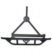 PARE CHOC AVEC SUPPORT DE ROUE DE SECOURS JEEP WRANGLER YJ ET TJ DE...