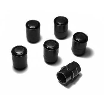 Antivol de roue Jeep Wrangler 1/2 X 20 mm noir JEU DE 5