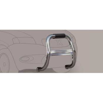 BIG BAR 76MM INOX Usage Hors Route TOYOTA RUNNER 2.5 TD 92-96
