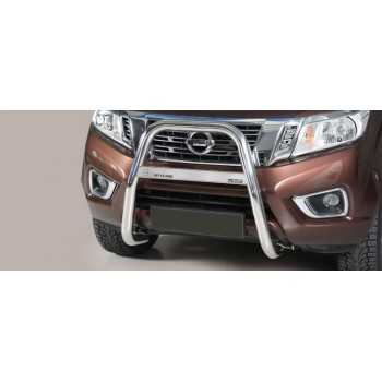 Big bar 63 mm inox Nissan Navara NP300 2016-
