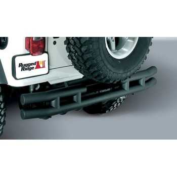 Pare chocs arrière noir mat Jeep Wrangler YJ ET TJ 1987 A 2006