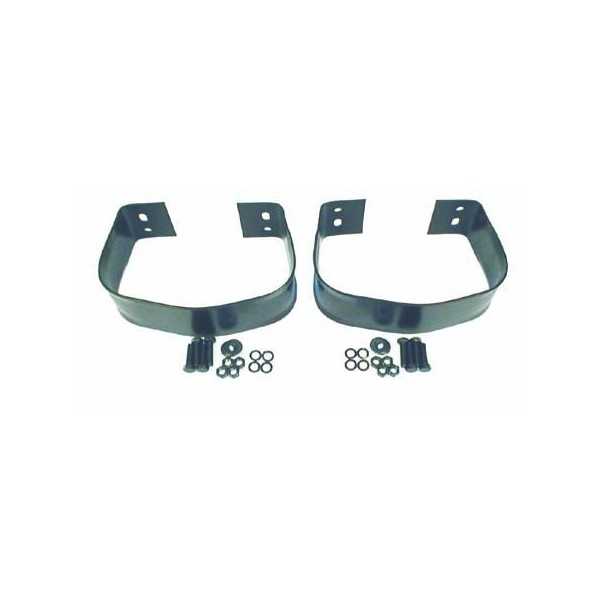 Demi pare choc arriere noir Jeep CJ ET Wrangler YJ 1976-1995