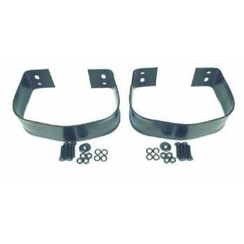Demi pare choc arriere noir Jeep CJ ET Wrangler YJ 1976-1995