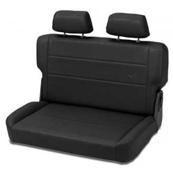 Banquette vinyl noire TRAILMAX™ II arrière Jeep CJ et Wrangler de 1955 à 1995