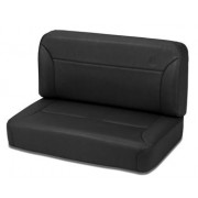 Banquette vinyl noire TRAILMAX™ II arrière Jeep CJ ET Wrangler DE 55 à 1995