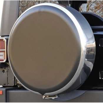 Couvre roue inox - 265-70R15 - Mitsubishi Pajero II, Hyundai Gallop...