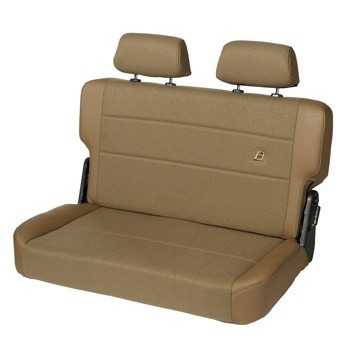 BANQUETTE TISSU BEIGE TRAILMAX™ II ARRIERE JEEP CJ ET WRANGLER DE 5...