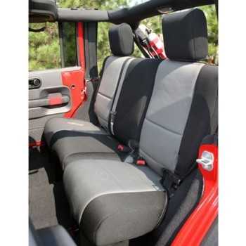 Housse de banquette arrière grise Jeep Wrangler JK 2 Portes 2007-2018