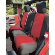 Housse de banquette arrière rouge Jeep Wrangler JK 4 Portes 2007-2018