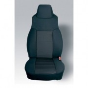 HOUSSE DE SIEGE AVANT COTON NOIR JEEP WRANGLER 2003-2006