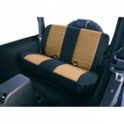 Housse de banquette arrière néoprene noir/beige Jeep Wrangler TJ 2003-2006