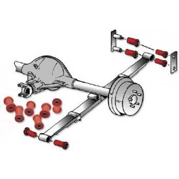 Kit bague de lame arriere NISSAN NAVARA D21-D22 KING CAB 85-04