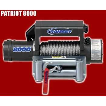 Treuil Ramsey PATRIOT 8000 12 Volts 3500 Kg - 5,5 ch