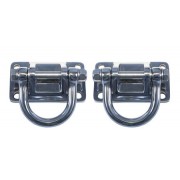 ANNEAUX DE REMORQUAGE INOX JEEP WRANGLER JK 2007-2017, TJ 97-06, YJ...