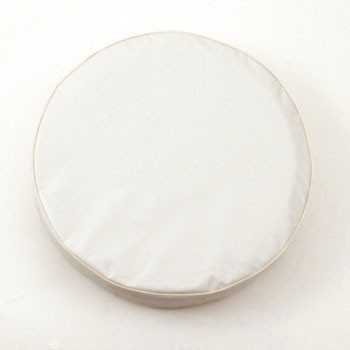 HOUSSE DE ROUE UNIE BLANCHE DIAMETRE 74 CM