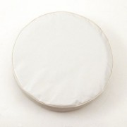 HOUSSE DE ROUE UNIE BLANCHE DIAMETRE 74 CM