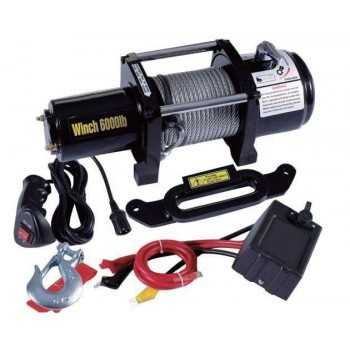 TREUIL ELECTRIQUE 12 V 2722 kgs (2.7T) - 6000lbs