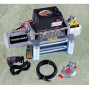 TREUIL ELECTRIQUE 12 V 5443 kgs 12000 Lbs AVEC COMMANDE A DISTANCE
