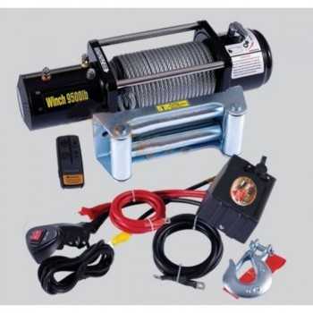 TREUIL ELECTRIQUE 12 V 4300 kgs 9500 Lbs AVEC COMMANDE RADIO