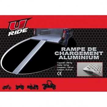 Rampe de chargement aluminium Dimensions (L x l) : 150 x 21,5 cm
