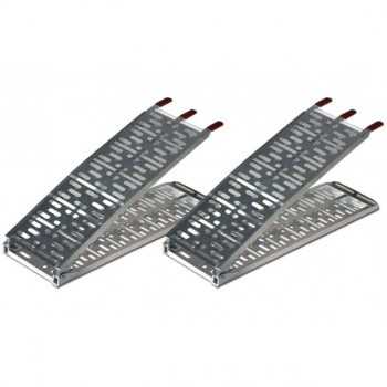 Paire de rampes pour quad aluminium 218 X 28 cm