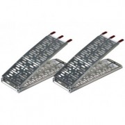 Paire de rampes pour quad aluminium 218 X 28 cm