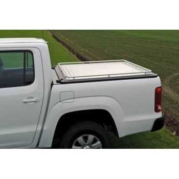 TONNEAU COVER ALU WOLSVAGEN AMAROK Double Cabine 2010- AVEC RAILS