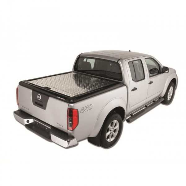 TONNEAU COVER ALU NISSAN NAVARA D40 KING CAB C-CHANEL 2005-