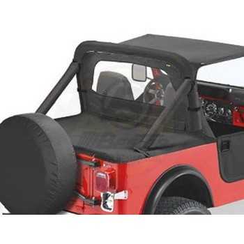 Tonneau cover Bestop® noir avec rails Jeep CJ et WRANGLER YJ 1980-1991