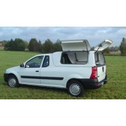 HARD TOP BLANC DACIA AVEC COTE OUVRANT