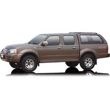 Hard top ALPHA blanc NIssan Navara D22 4 portes