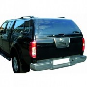 Hard top acier noir v4 Nissan Navara D40 2005- 4 portes