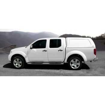 Hard top blanc s/vitres latérales Nissan Navara D40 4 portes