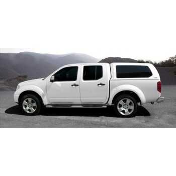 Hard top blanc avec vitres laterales Nissan Navara D40 4 portes