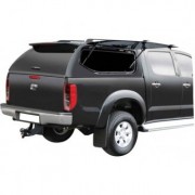 HARD TOP SLINE SV NISSAN D40 KING CAB 2005-2015 VITRES PAPILLON GRIS