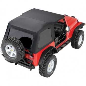 Capotage Bestop® Trektop NX noir Jeep Wrangler TJ 97-06