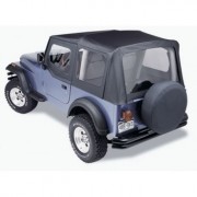 Capotage de remplacement Bestop® toile à voile noir JEEP WRANGLER 8...