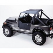 Bikini® Tops Bestop® noir Jeep CJ 7 76-86, CJ 8 Scrambler & Wrangler 1976-1991