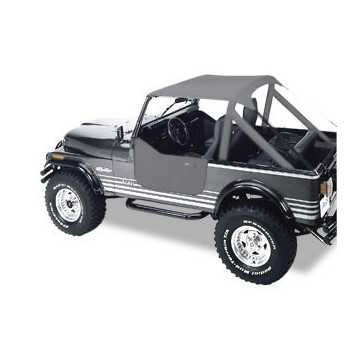 Bikini® Tops Bestop® gris Jeep CJ 7,76-86 CJ 8 Scrambler & Wrangler 1976-1991