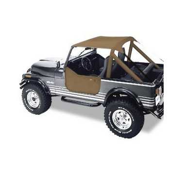 Bikini® Tops brun Jeep CJ 7,76-86 CJ 8 Scrambler & Wrangler 76-91