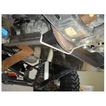 Blindage bv+bt aluminium 8 mm Jeep Wrangler JK 2007-2018