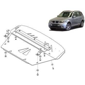 Blindage moteur aluminium BMW X3 2004-2010 BMW