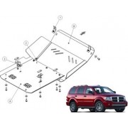 Blindage moteur acier Dodge Durango 2004-
