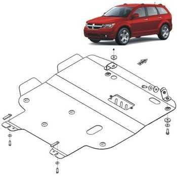 Blindage moteur acier Dodge Journey 2,4L 2008+ DODGE