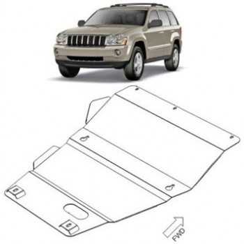 Blindage moteur acier Jeep Grand Cherokee WH 2005-