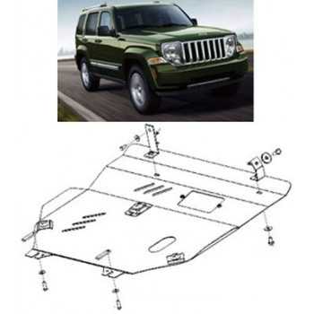 Blindage moteur aluminium JEEP PATRIOT PK ET JEEP COMPASS 09-2006- ...