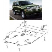 Blindage moteur aluminium JEEP PATRIOT PK ET JEEP COMPASS 09-2006- ...