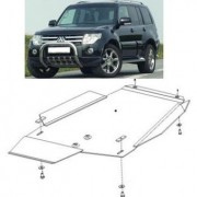 Blindage moteur aluminium MITSUBISHI PAJERO V80 2007- MITSUBISHI